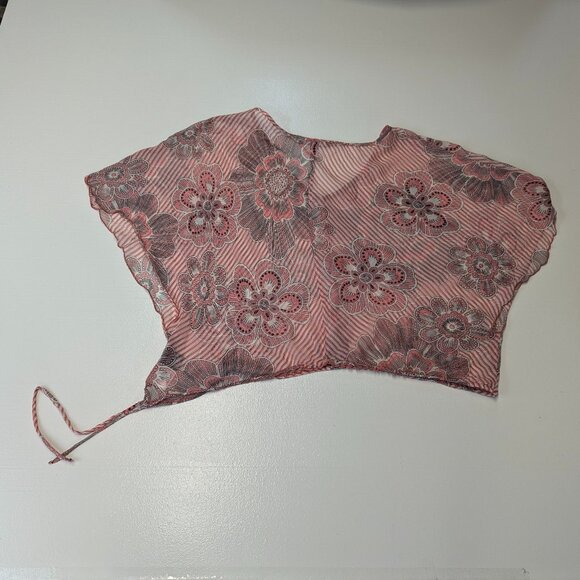 Laundry by Shelli Segal Size XS 100% Silk Sheer Top - Picture 7 of 16